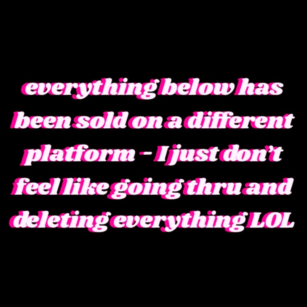 SOLD OUT